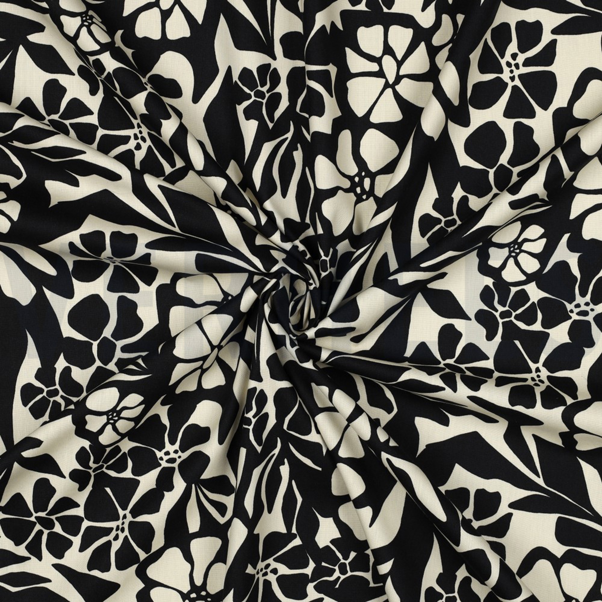COTTON VISCOSE FLOWERS BLACK (high resolution) #3