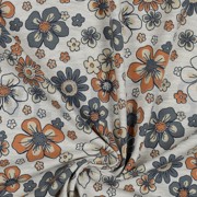 JERSEY MELANGE FLOWERS ECRU (thumbnail) #3