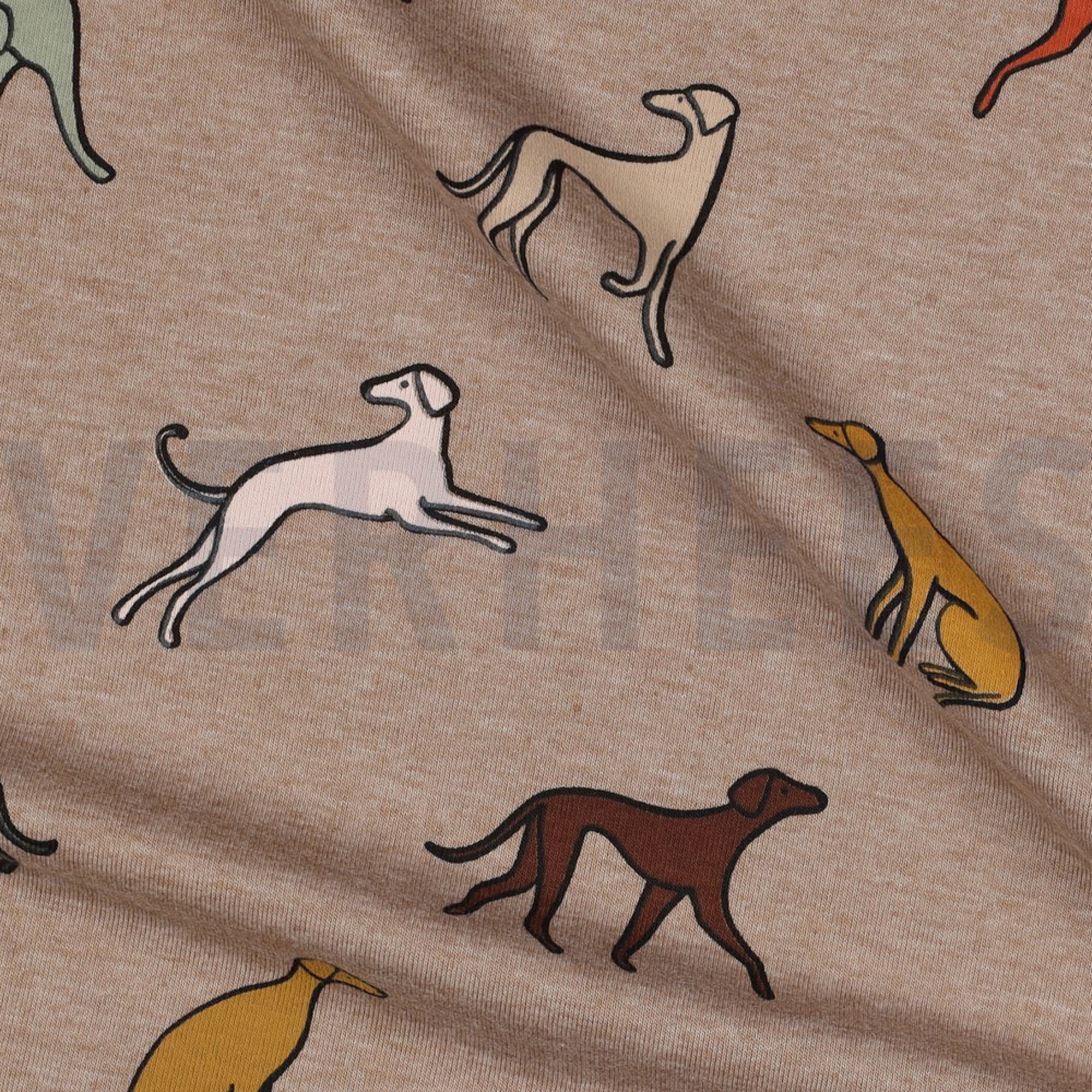 JERSEY MELANGE HONDEN TAUPE (high resolution) #3