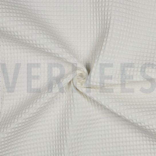 COTTON WAFFLE WHITE #7