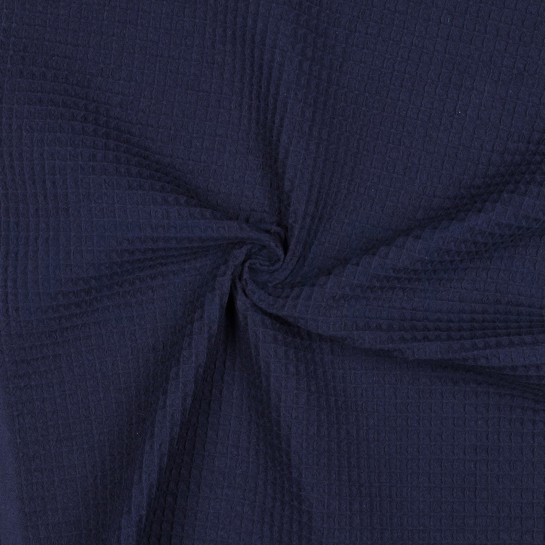 KATOEN WAFEL MARINEBLAUW #7