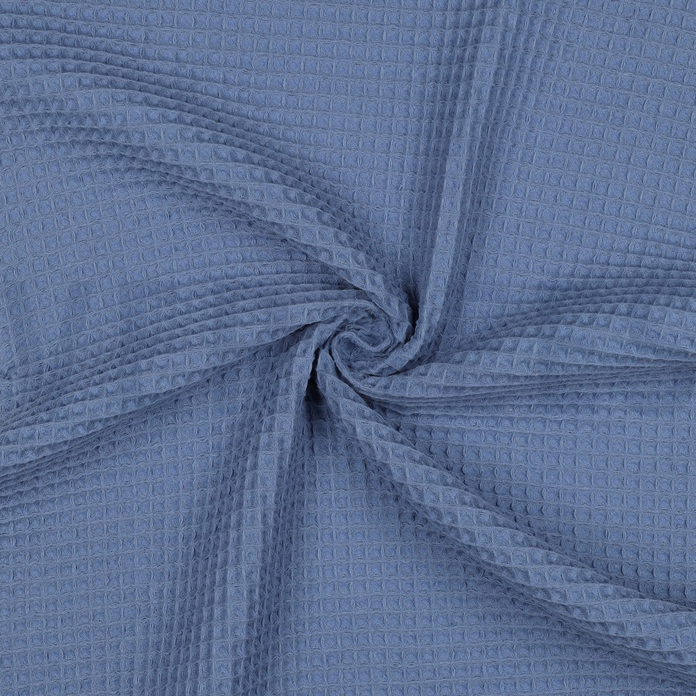 BAUMWOLLE WAFFEL BLAU #7