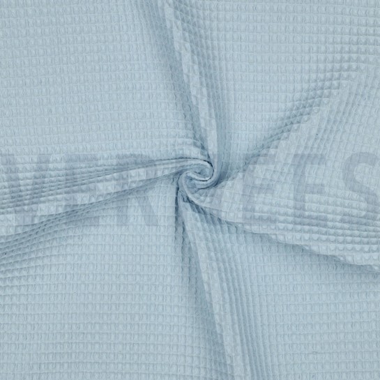 KATOEN WAFEL LICHTBLAUW #7