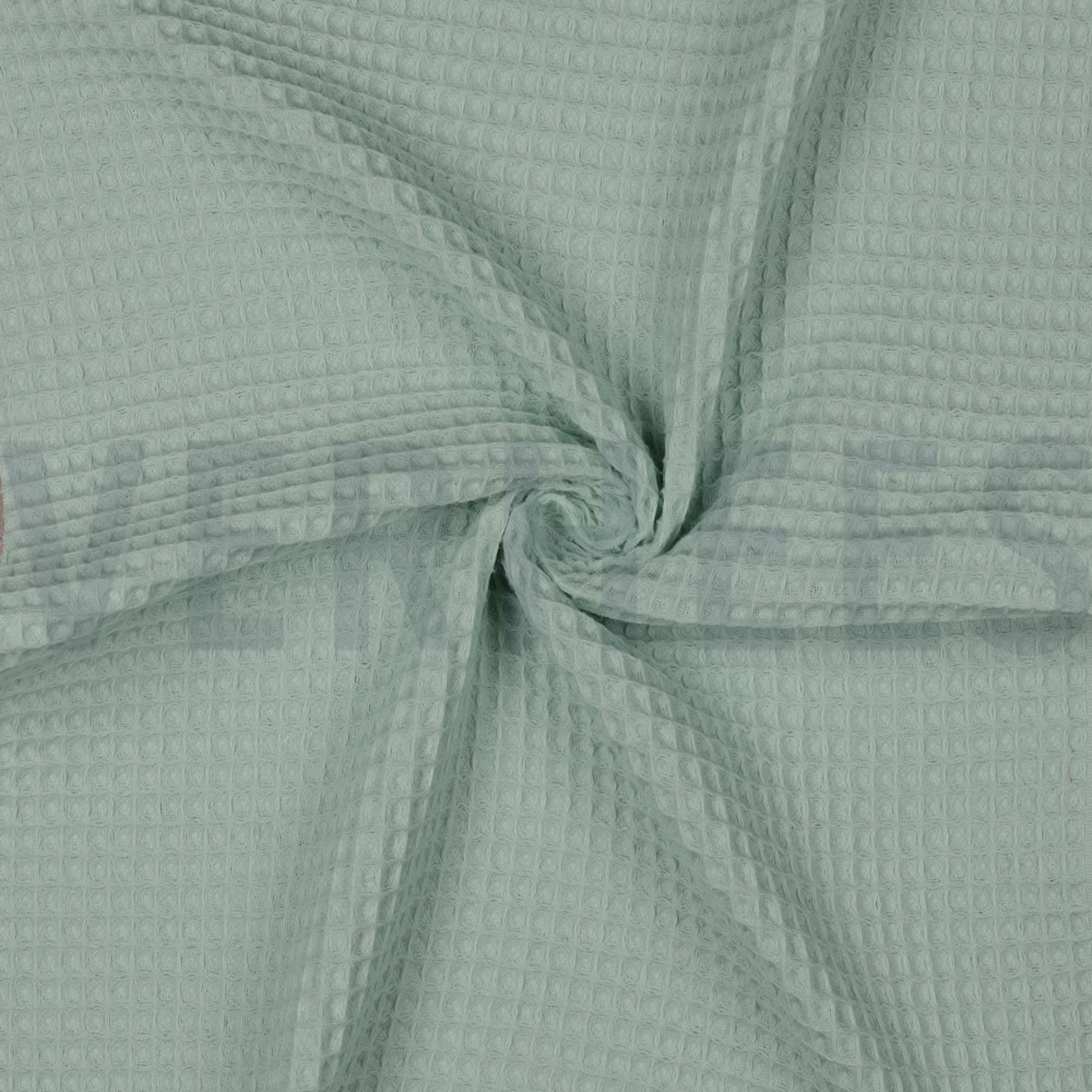 COTTON WAFFLE LIGHT MINT (high resolution) #3