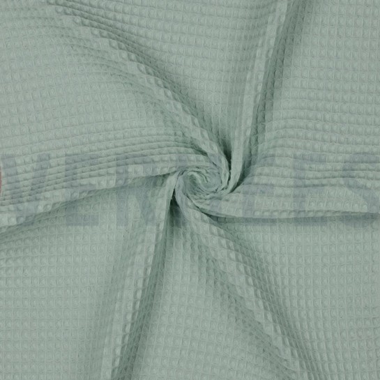 COTTON WAFFLE LIGHT MINT #7