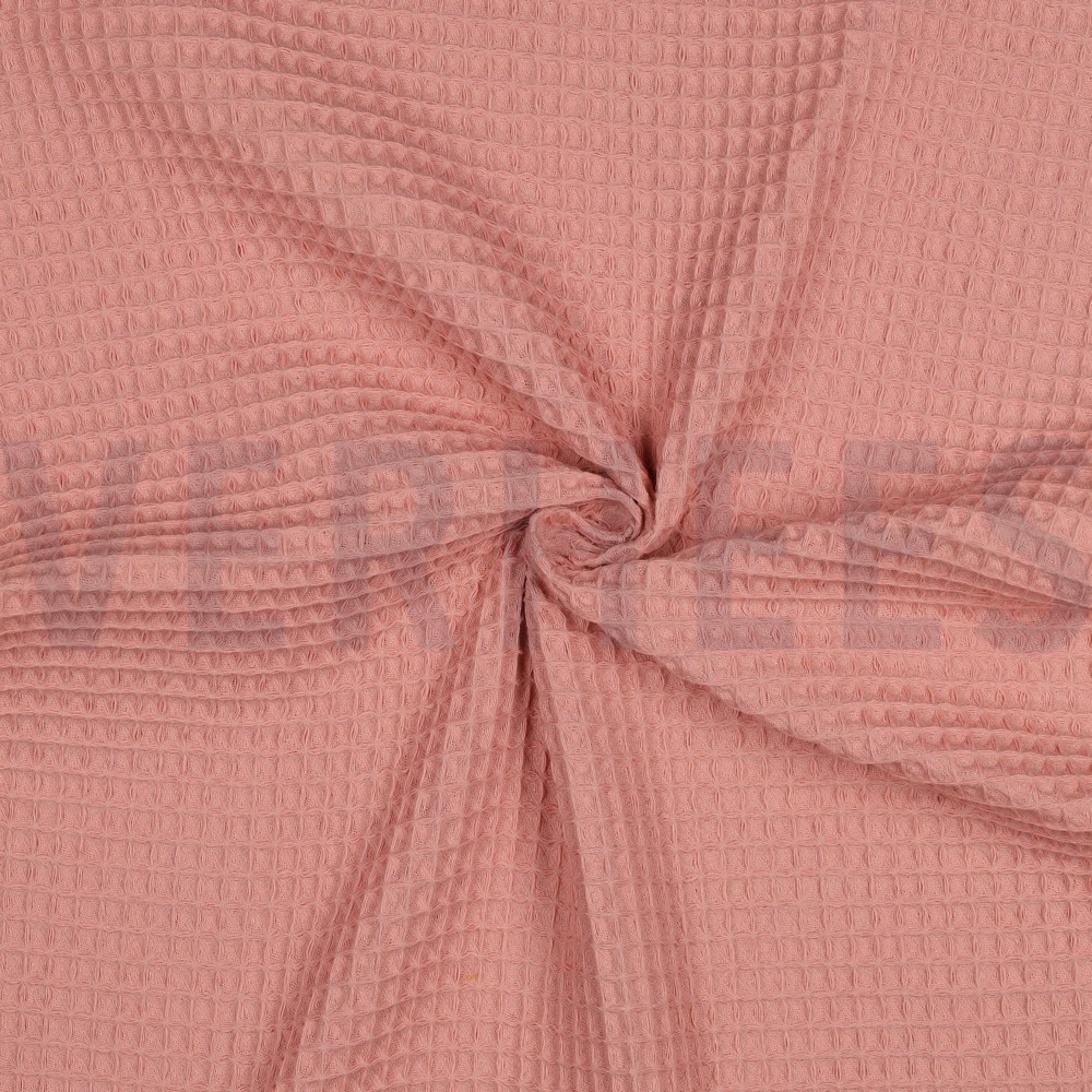 COTON NID D'ABEILLE ROSÉ PÂLE #7