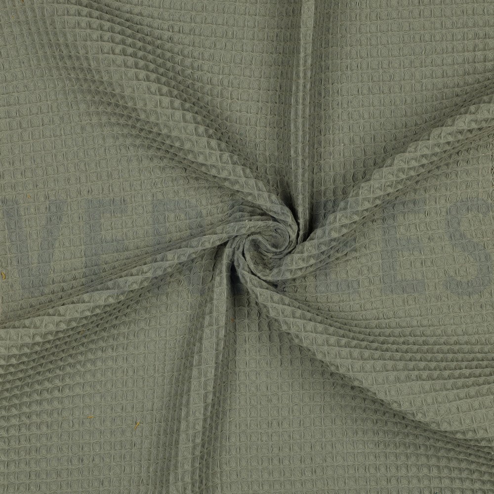 COTTON WAFFLE DARK MINT #7