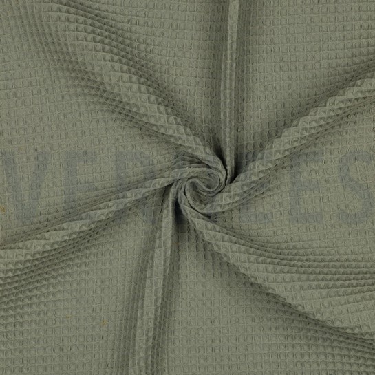 BAUMWOLLE WAFFEL DUNKEL MINZE #7