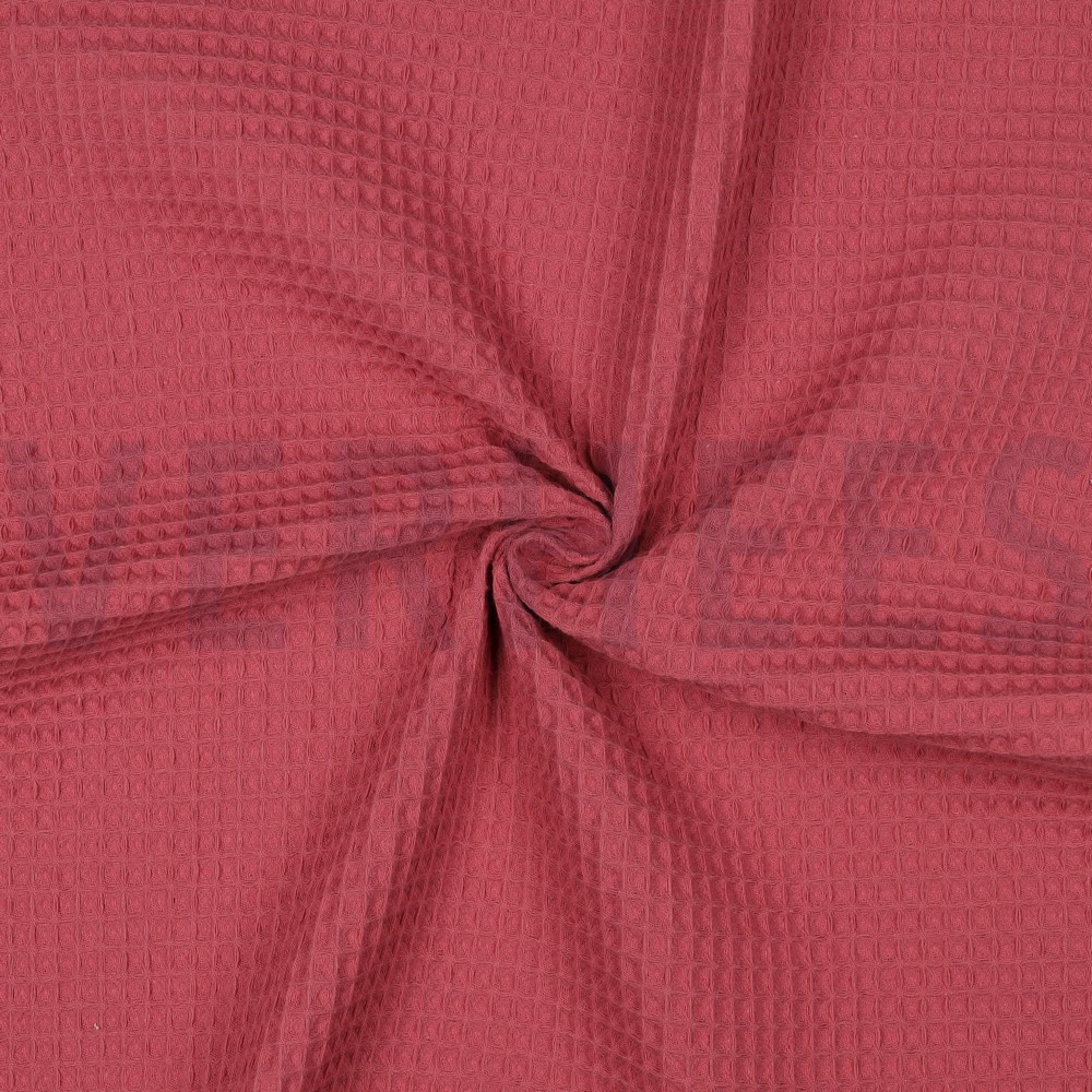 COTTON WAFFLE DARK ROSE #7