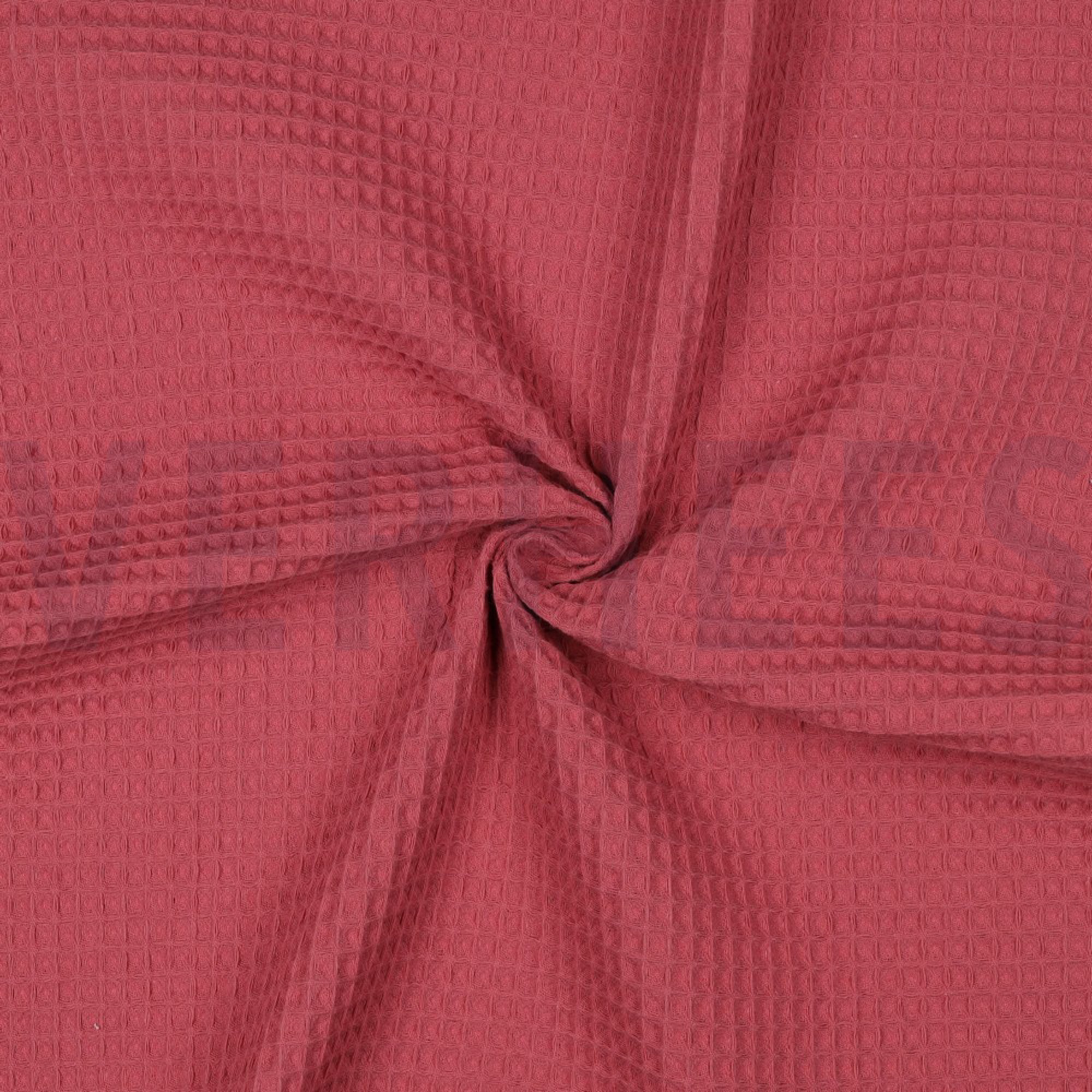 BAUMWOLLE WAFFEL DUNKELROSA (high resolution) #3