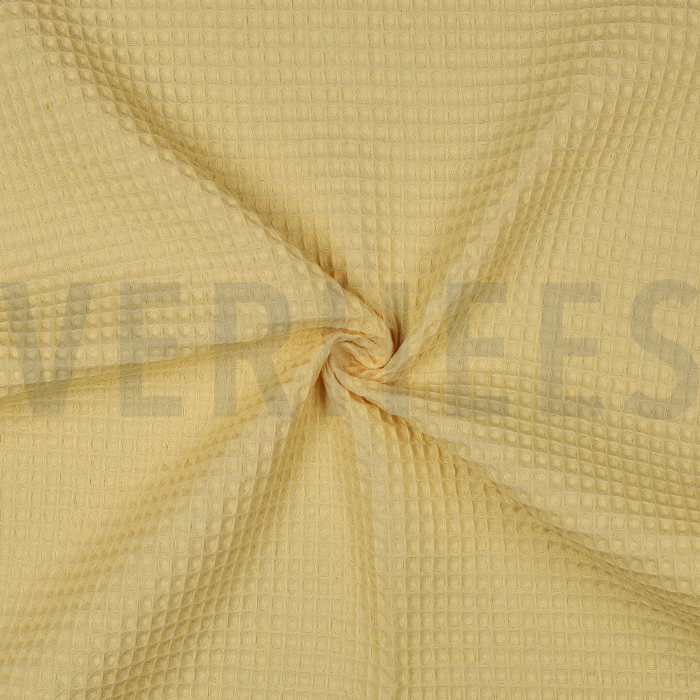 COTTON WAFFLE SOFT YELLOW #7