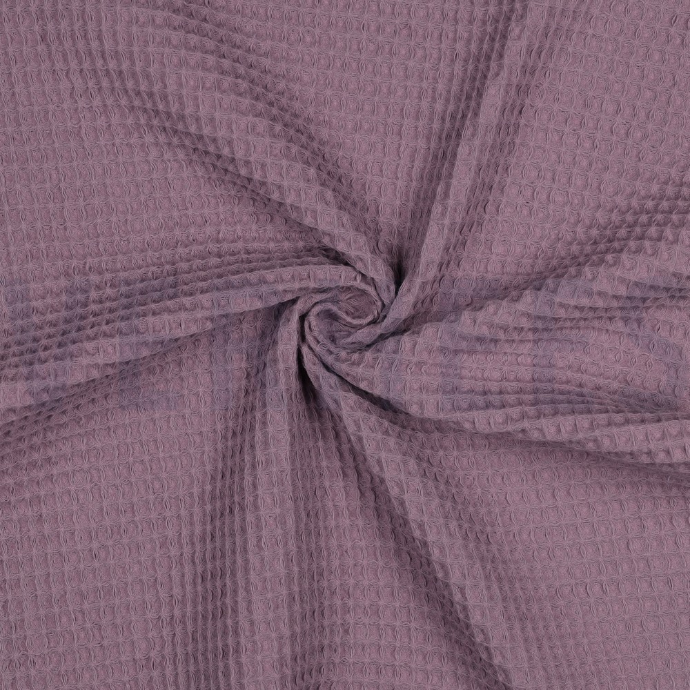 COTTON WAFFLE OLD PURPLE #7