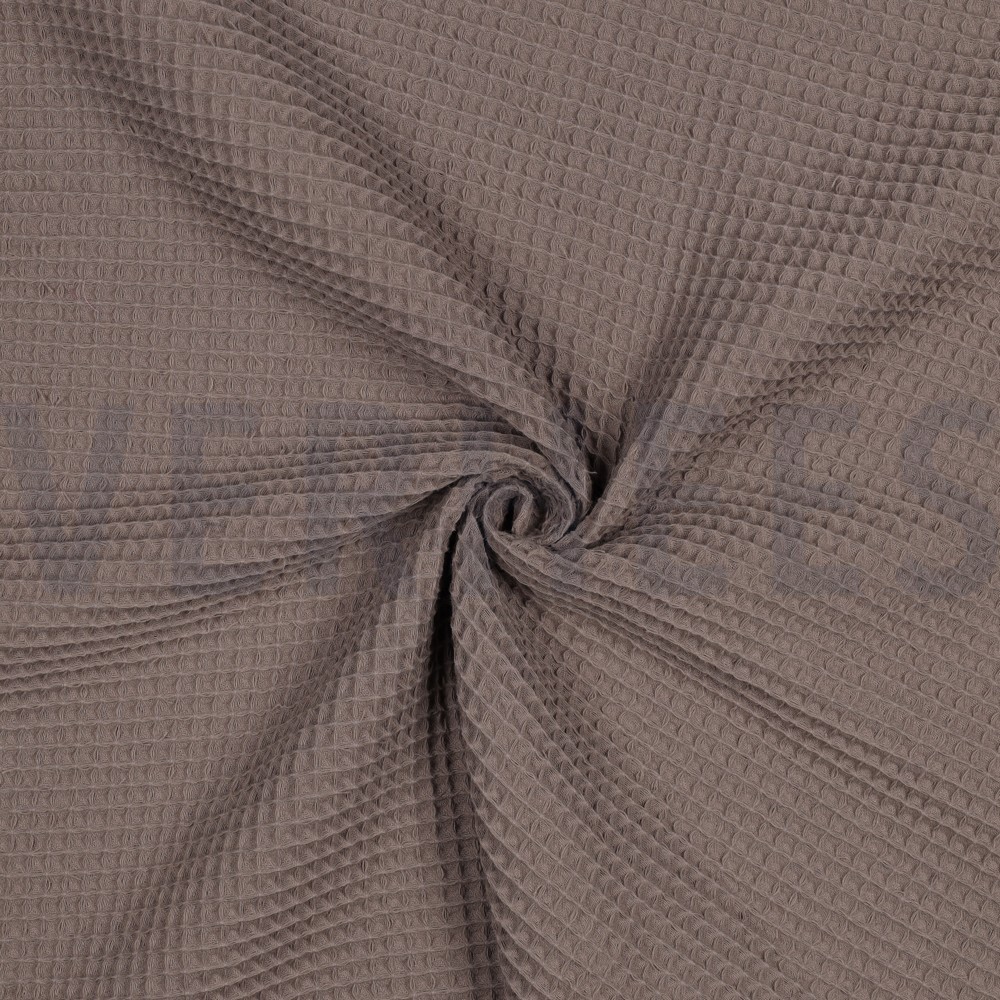 COTON NID D'ABEILLE TAUPE #7