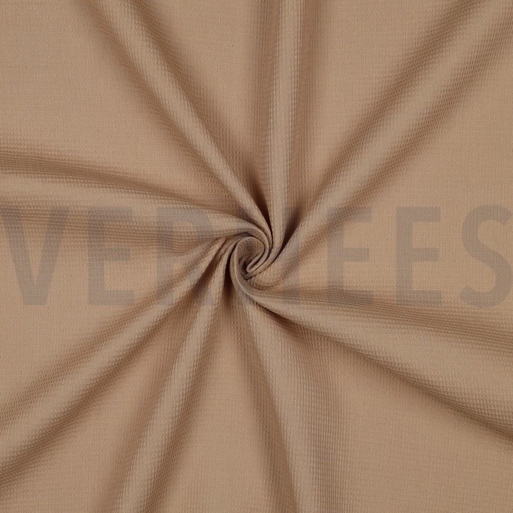 COTTON WAFFLE SMALL CAMEL #7