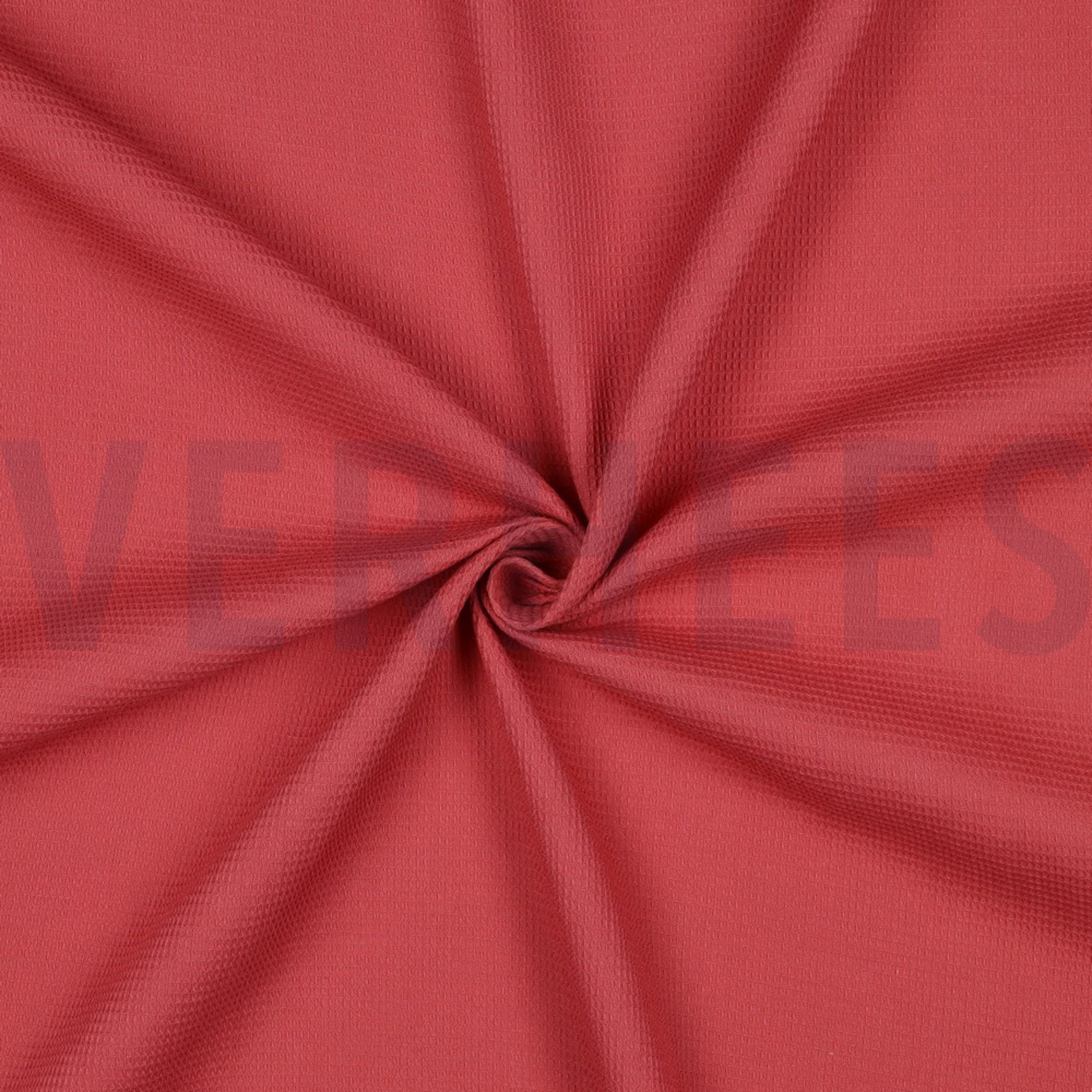 BAUMWOLLE MINI-WAFFELPIQUÉ FLAMMENORANGE (high resolution) #3