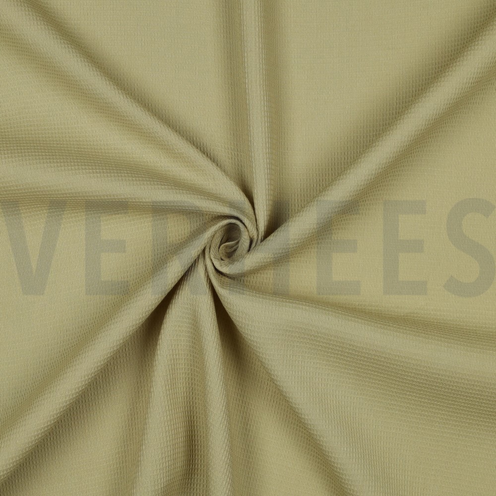 COTTON WAFFLE SMALL OLD LIME #7