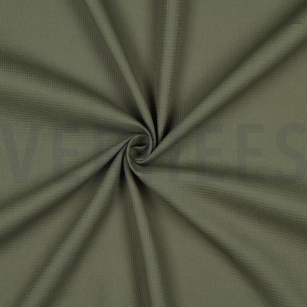 COTTON WAFFLE SMALL GREEN #7