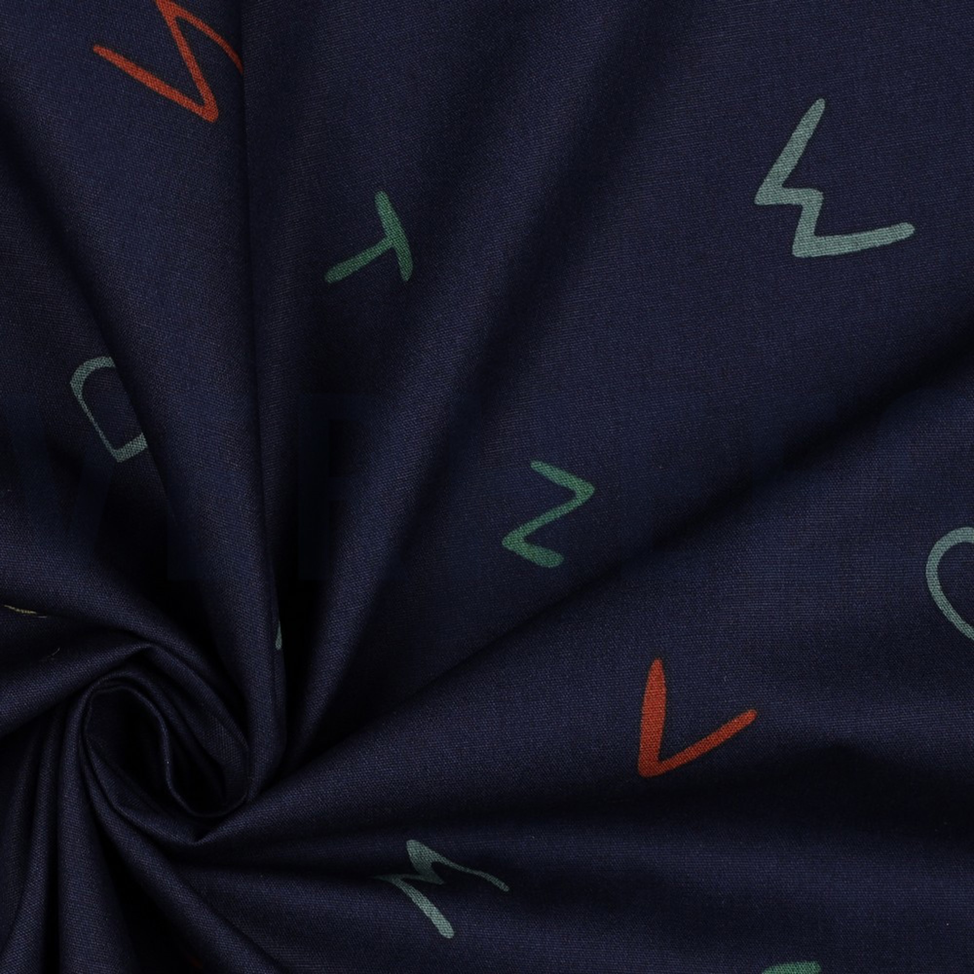 POPLIN LETTERS NAVY (high resolution) #3