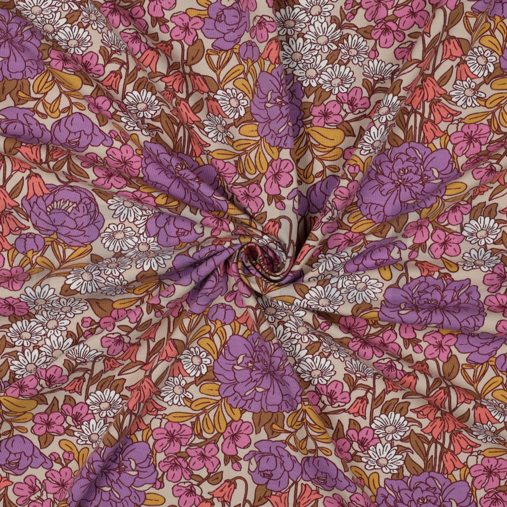 JERSEY FLEURS BEIGE (high resolution) #3