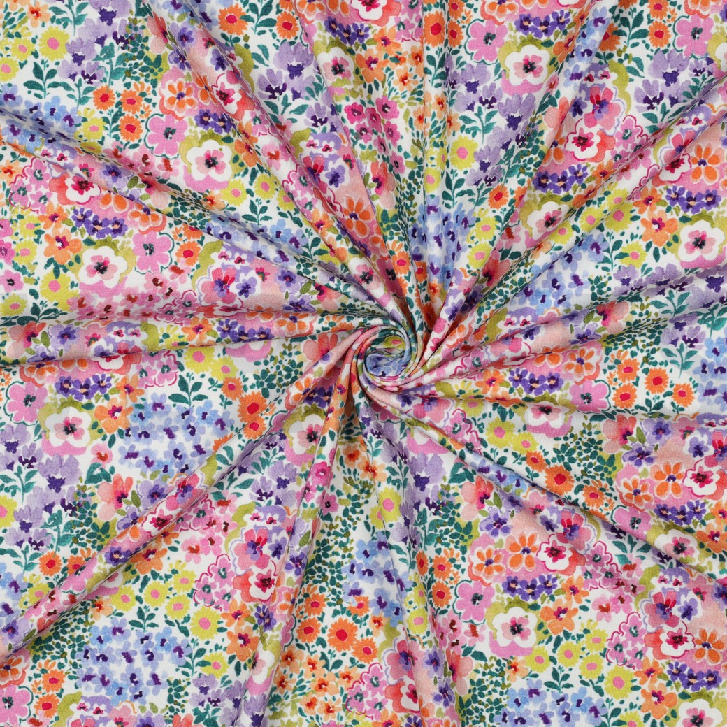 JERSEY DIGITAAL BLOEMEN MULTI #7