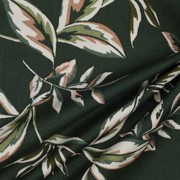 CANVAS BLADEREN DONKERGROEN (thumbnail) #3