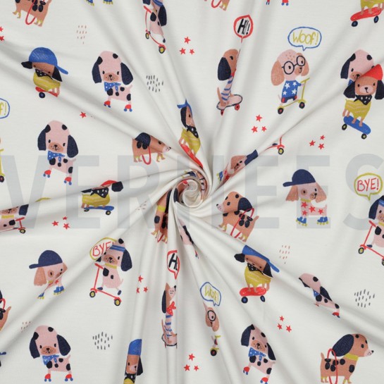 JERSEY DIGITAL CHIENS BLANC #7