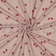 JERSEY GOTS FRUITS MAUVE CLAIR (thumbnail) #3