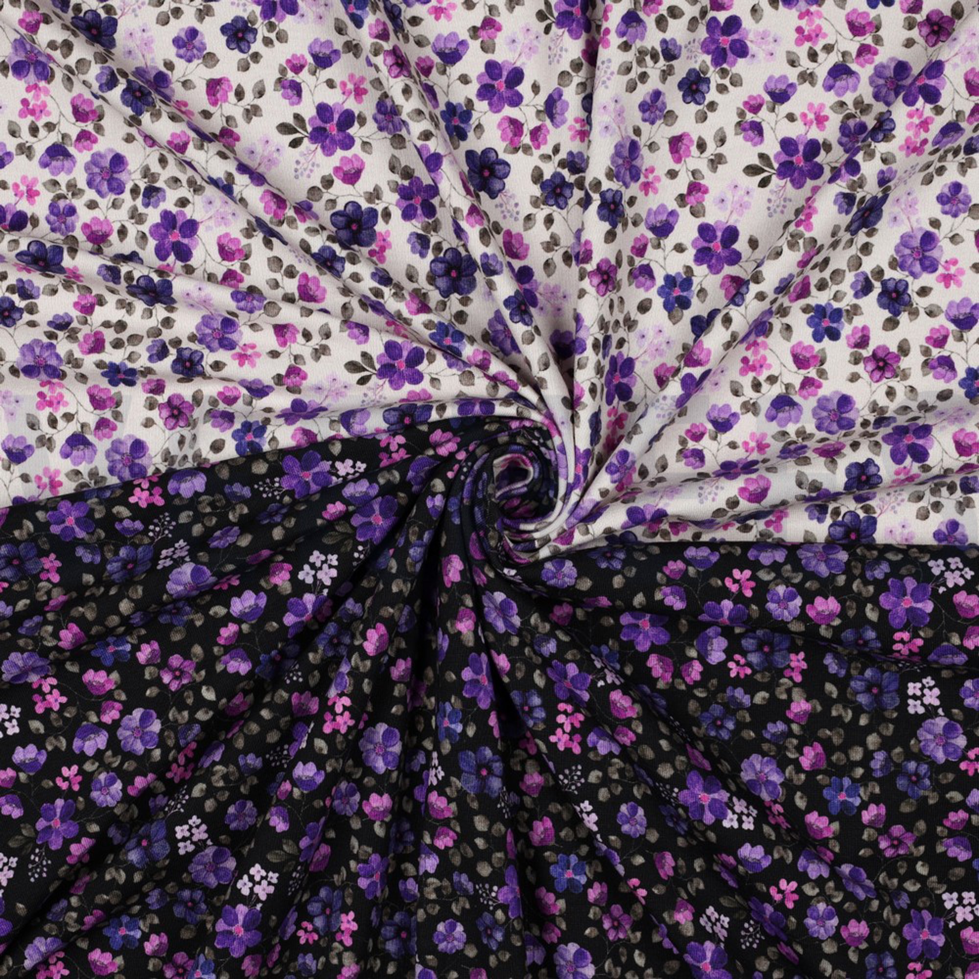 JERSEY GOTS DIGITAL BLUMEN MARINEBLAU/LILA (high resolution) #3