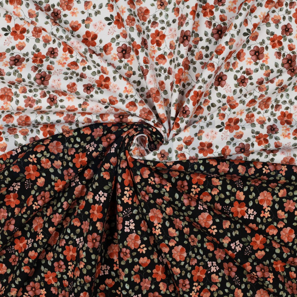 JERSEY GOTS DIGITAL FLEURS NOIR #7
