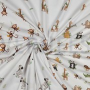 JERSEY GOTS DIGITAL ANIMALS WHITE (thumbnail) #3