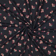 JERSEY MELANGE FLOWERS INDIGO (thumbnail) #3