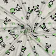 JERSEY MÉLANGE NEON SUPER HÉROS ÉCRU (thumbnail) #3