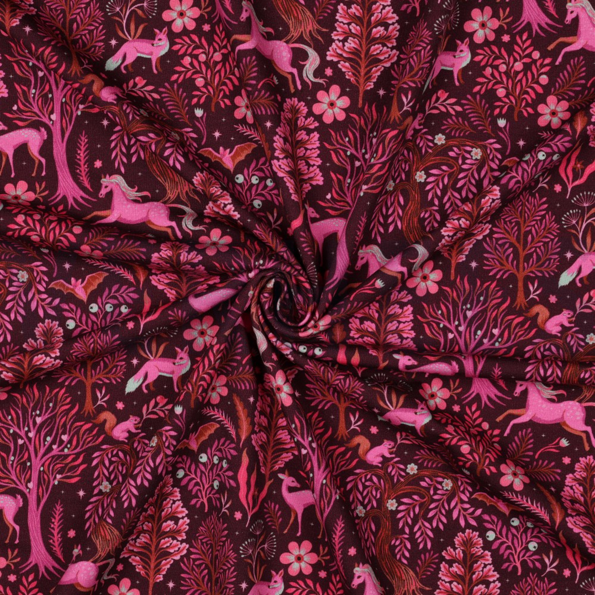 FRENCH TERRY DIGITAAL BOSDIEREN BORDEAUXROOD (high resolution) #3