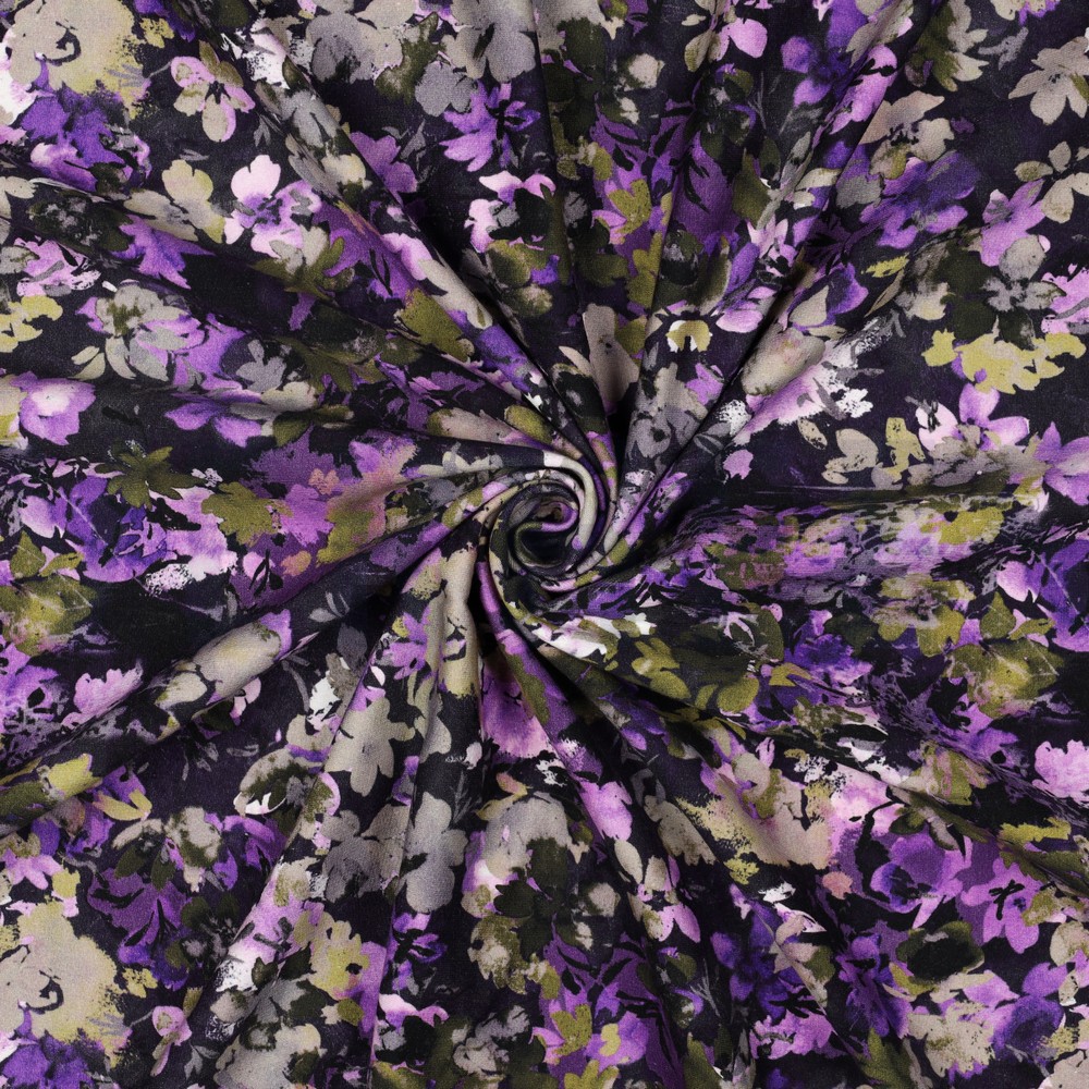 SWEAT DIGITAL FLEURS VIOLET #7