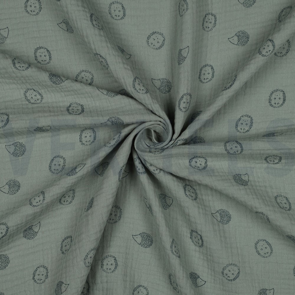 DOUBLE GAUZE EGELS NILEGROEN #7