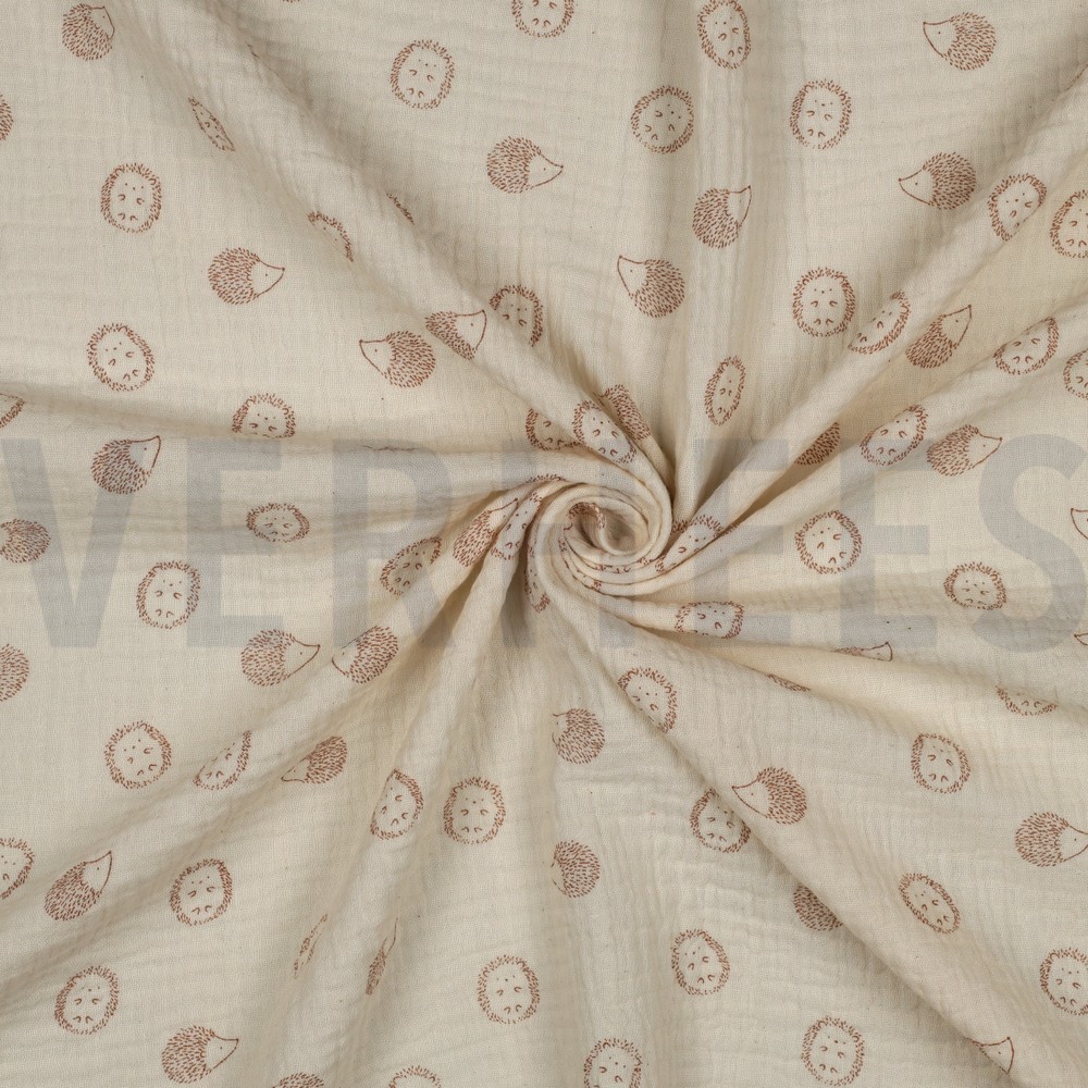DOUBLE GAUZE HEDGEHOG NATURAL #7