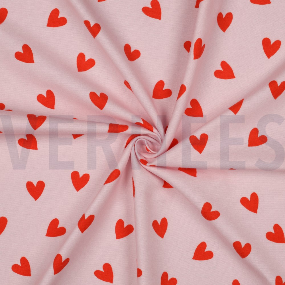 FLANNEL HEARTS PINK #7