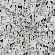 FLANEL HONDEN GEBROKEN WIT (thumbnail) #3