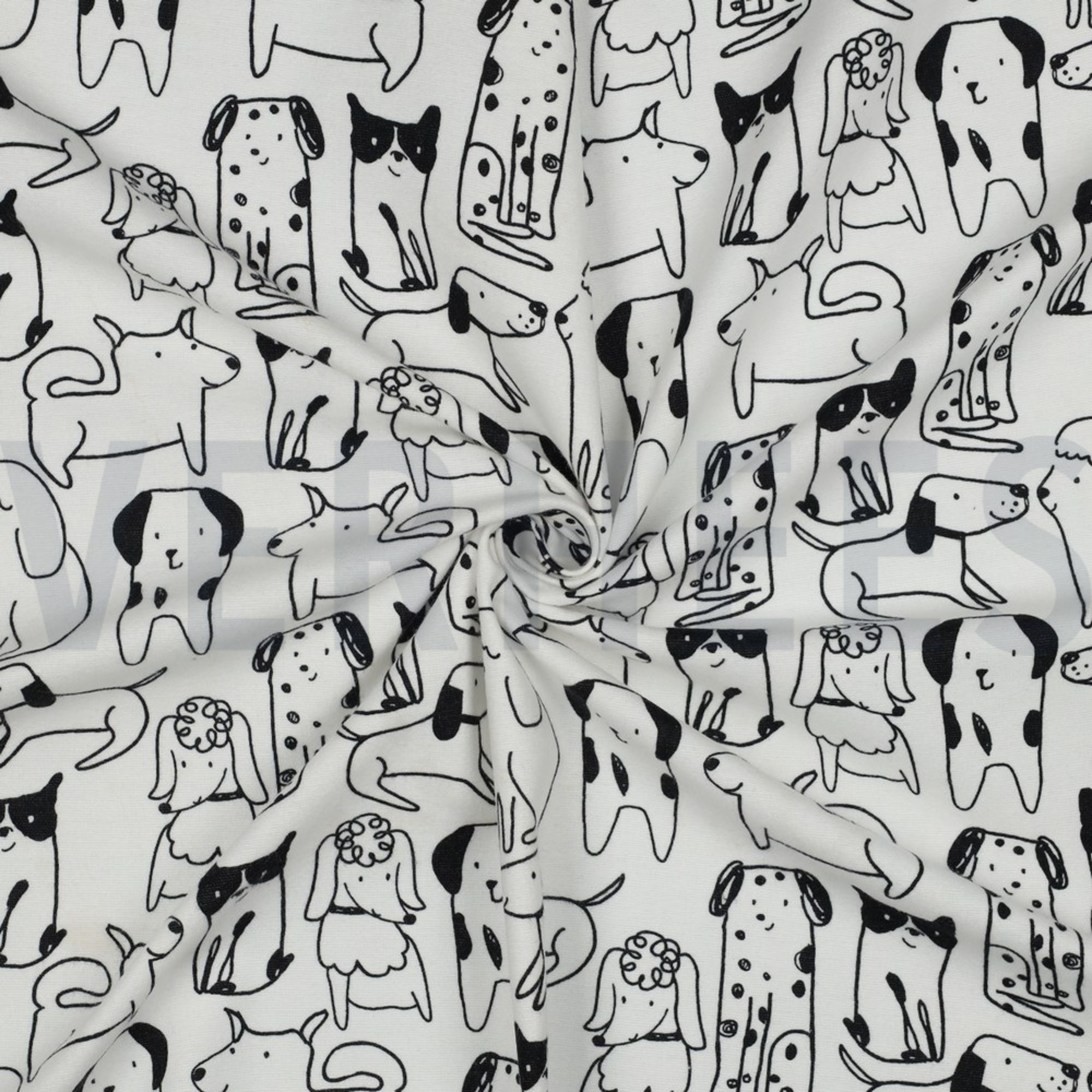 FLANEL HONDEN GEBROKEN WIT (high resolution) #3