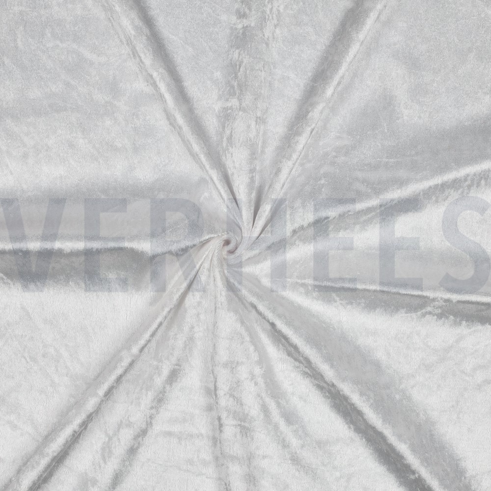 CRUSHED VELOURS WHITE #7