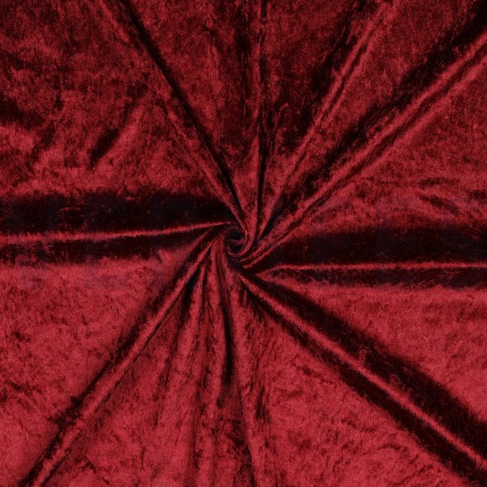 CRUSHED VELOURS BURGUNDY #7