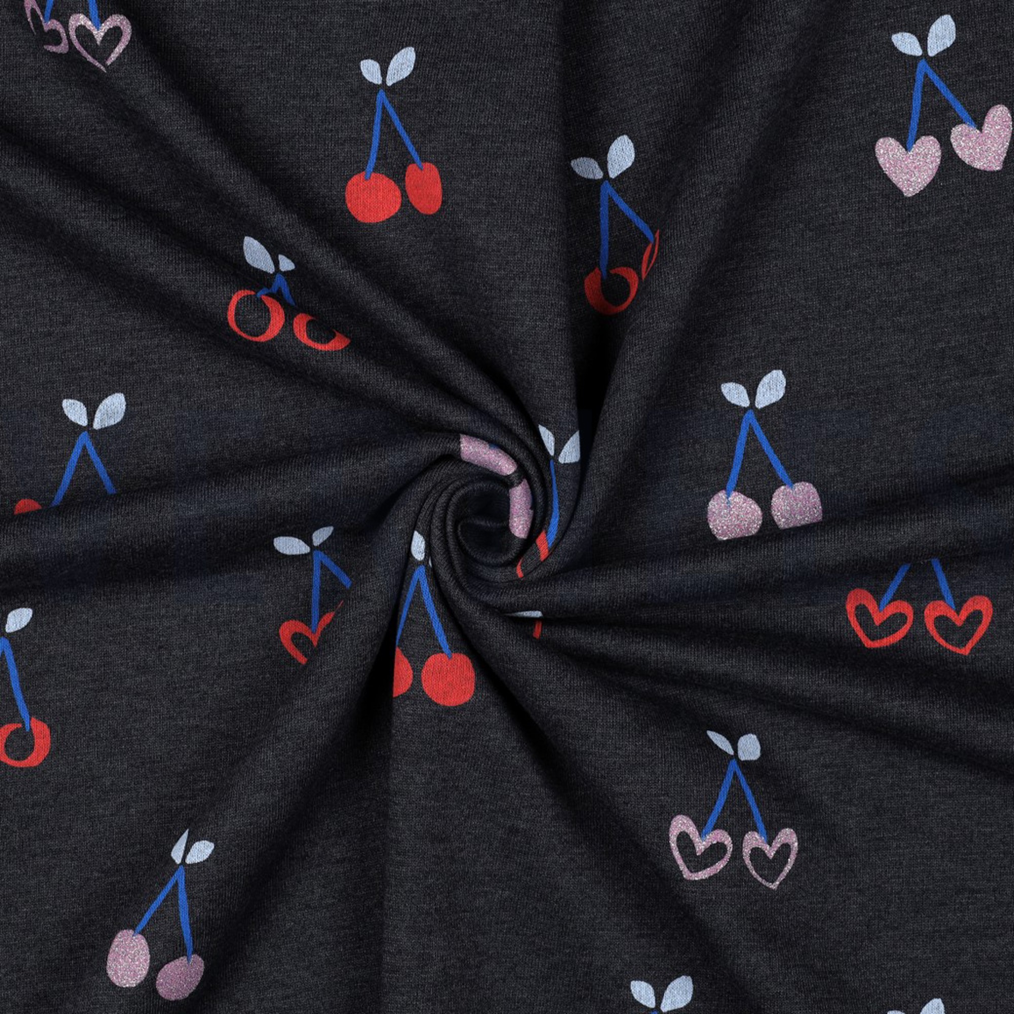 SWEAT MELANGE GLITTER KERSEN INDIGO (high resolution) #3