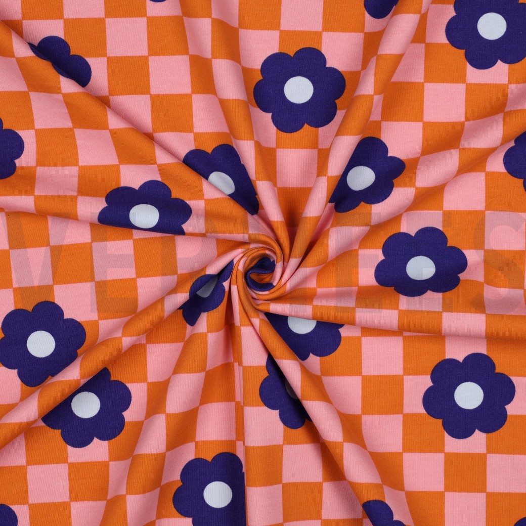 SOFT SWEAT FLOWERS ORANGE #7