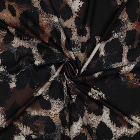MAGNOLIA STRETCH DIGITAL PEAU D’ANIMAL BRUN #7
