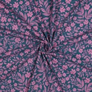 JERSEY FLEURS PÉTROLE (thumbnail) #3