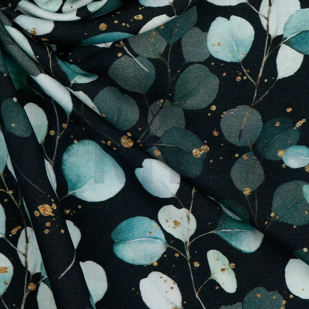 VISCOSE RADIANCE DIGITAL EUCALYPTUS BLACK #7