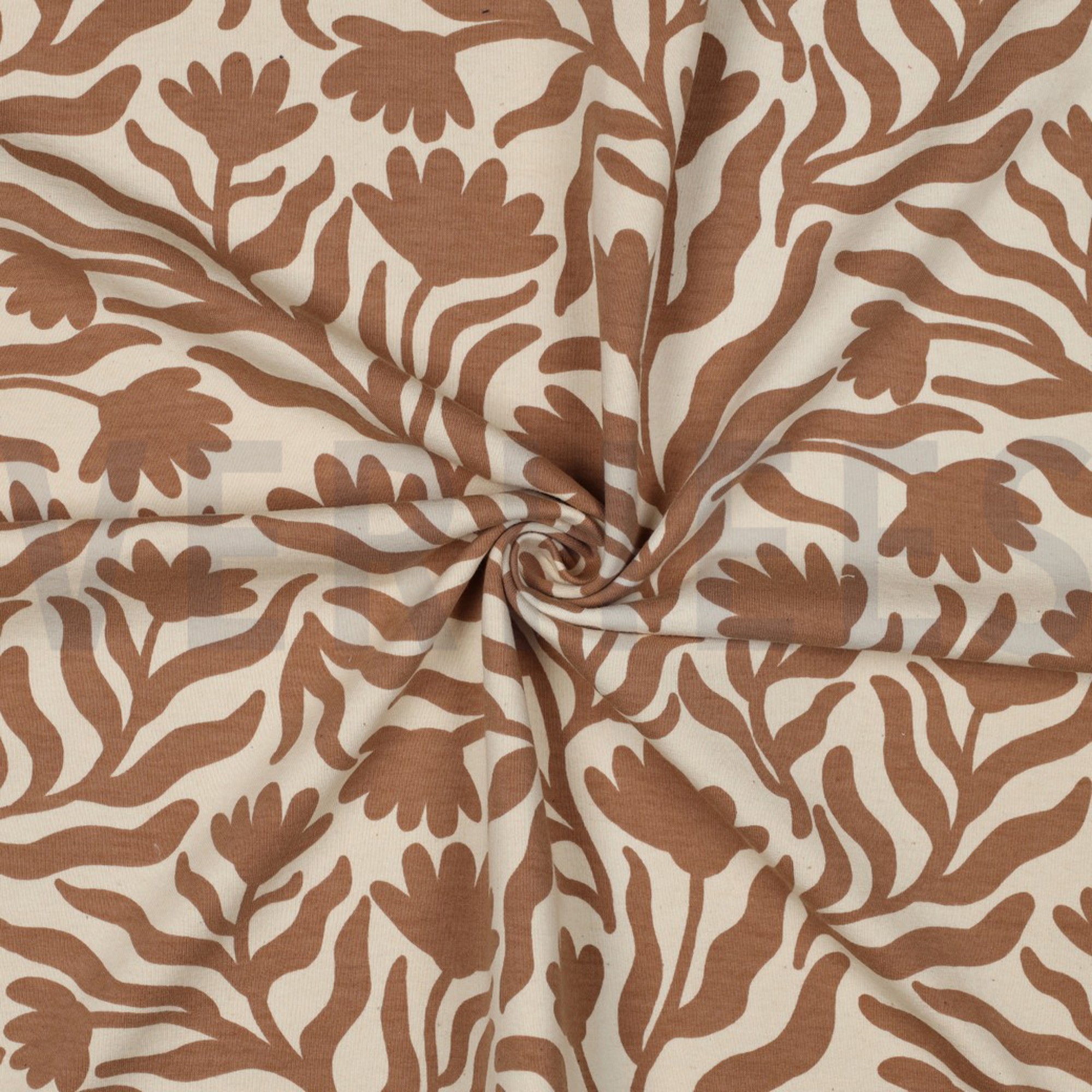 SWEAT NATUREL FLEURS CARAMEL (high resolution) #3