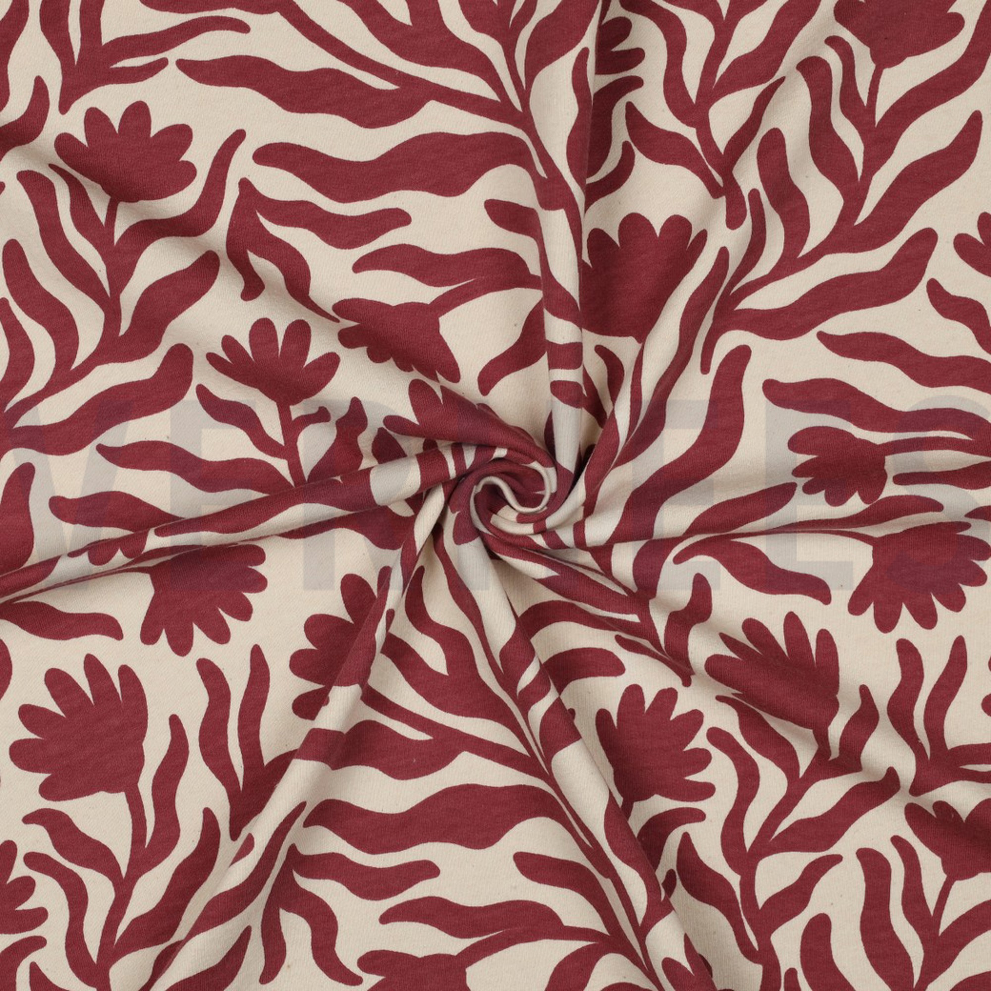 SWEAT NATURAL FLOWERS BURGUNDY (high resolution) #3