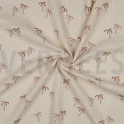 DOUBLE GAUZE GOTS NATURAL PALMBOMEN NATUREL (thumbnail) #3