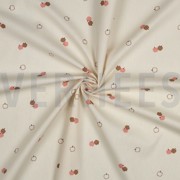 BAUMWOLLE POPELINE GOTS NATURAL ÄPFEL NATUR (thumbnail) #3